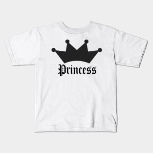 Princess with Crown Kids T-Shirt